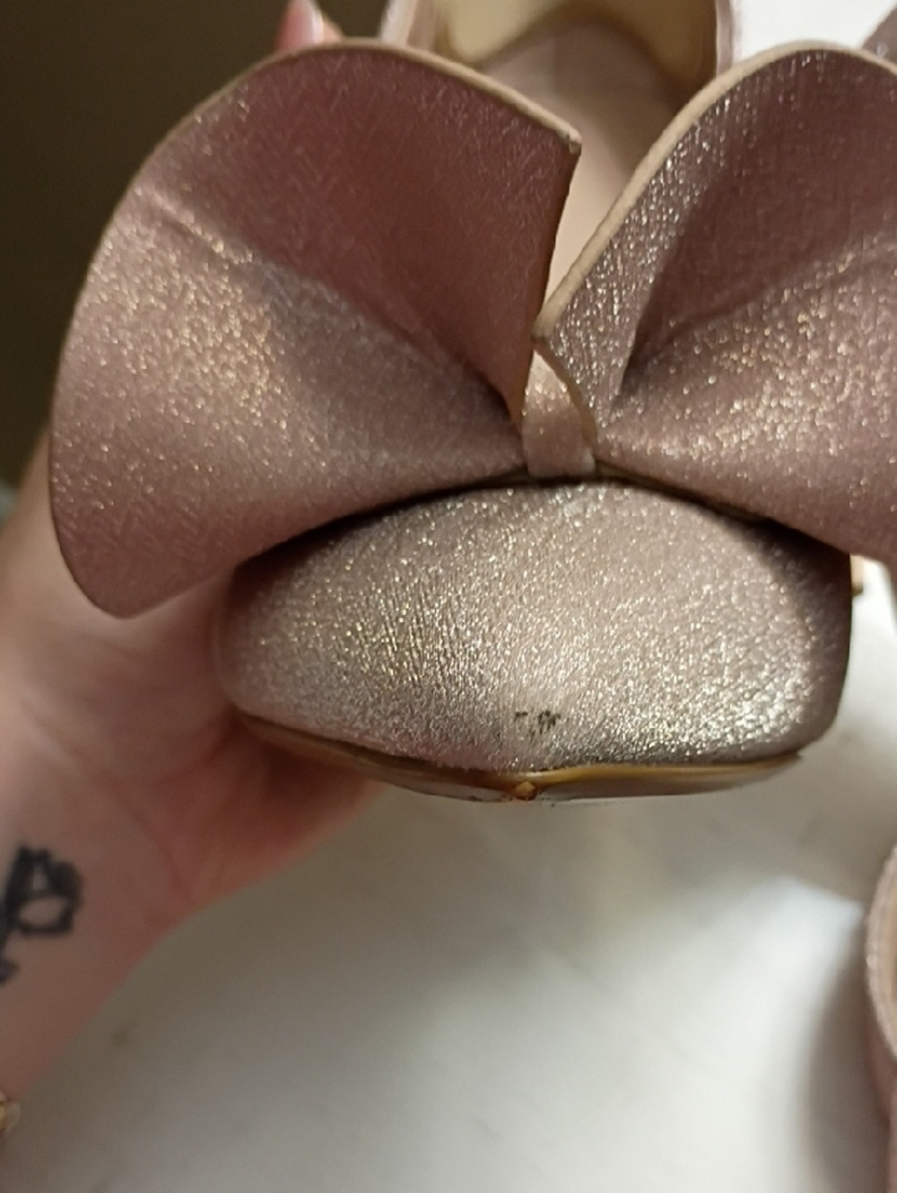 Betsey Johnson Blush Pink Pointed-Toe Bow Pumps - Picture 7 of 7